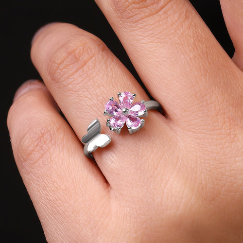 Floral Dewdrop Ring
