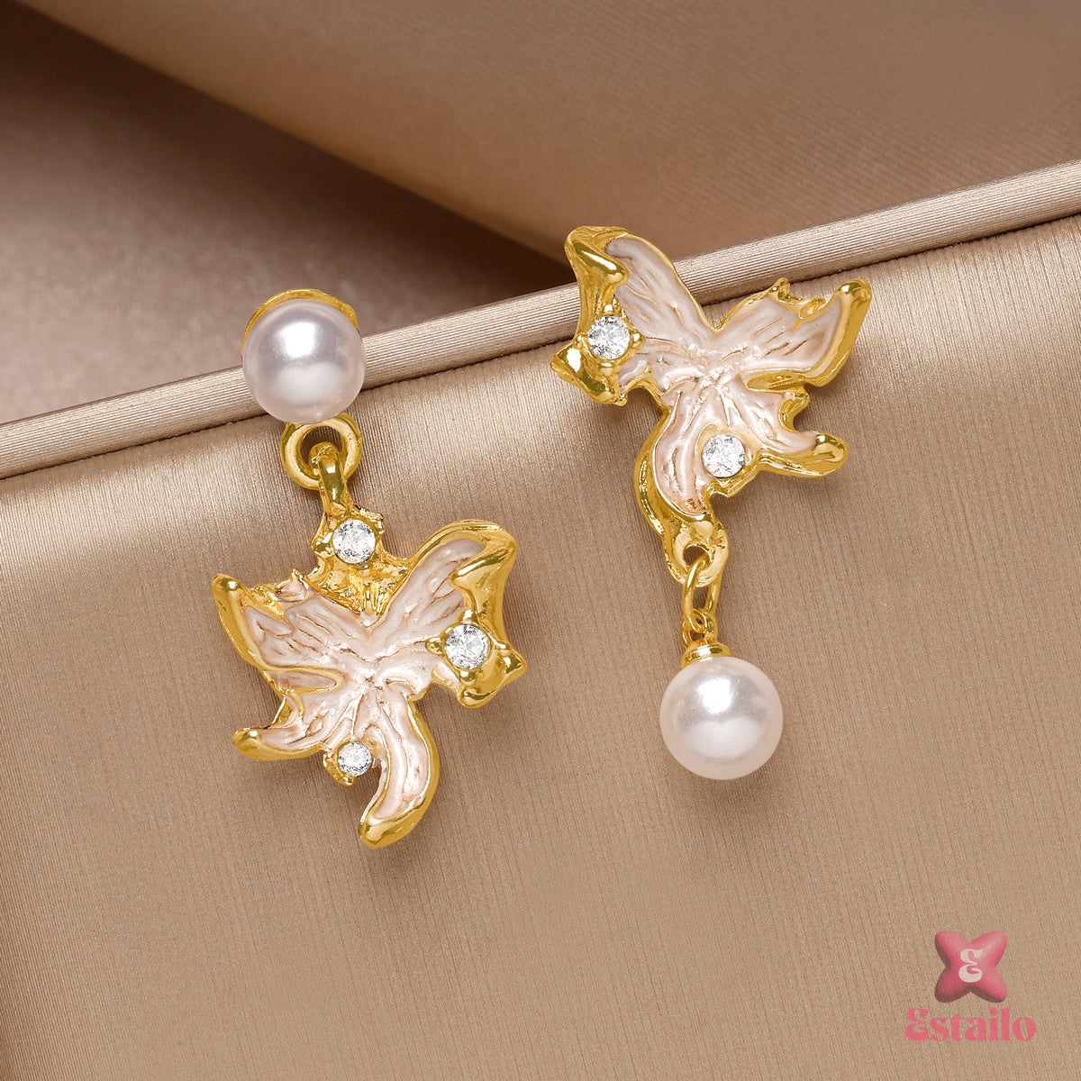 Fairy Blossom Pearl Earring