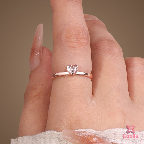 Rose Gold Heart Ring