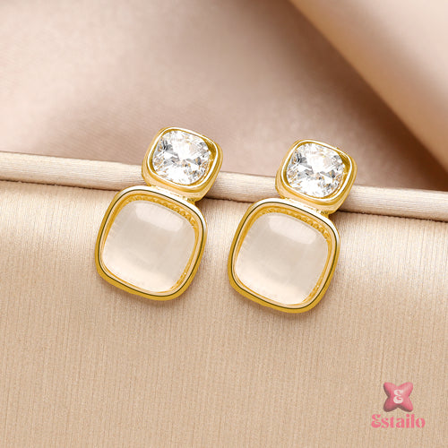 Radiant Square Studs Earring
