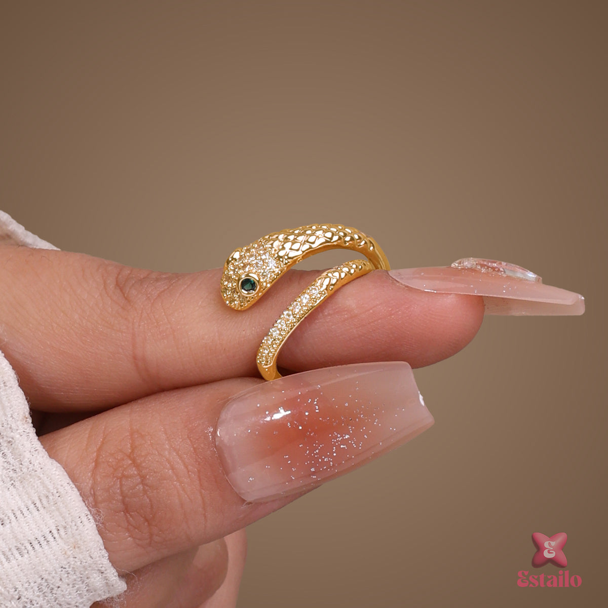 Golden Leaopard Ring