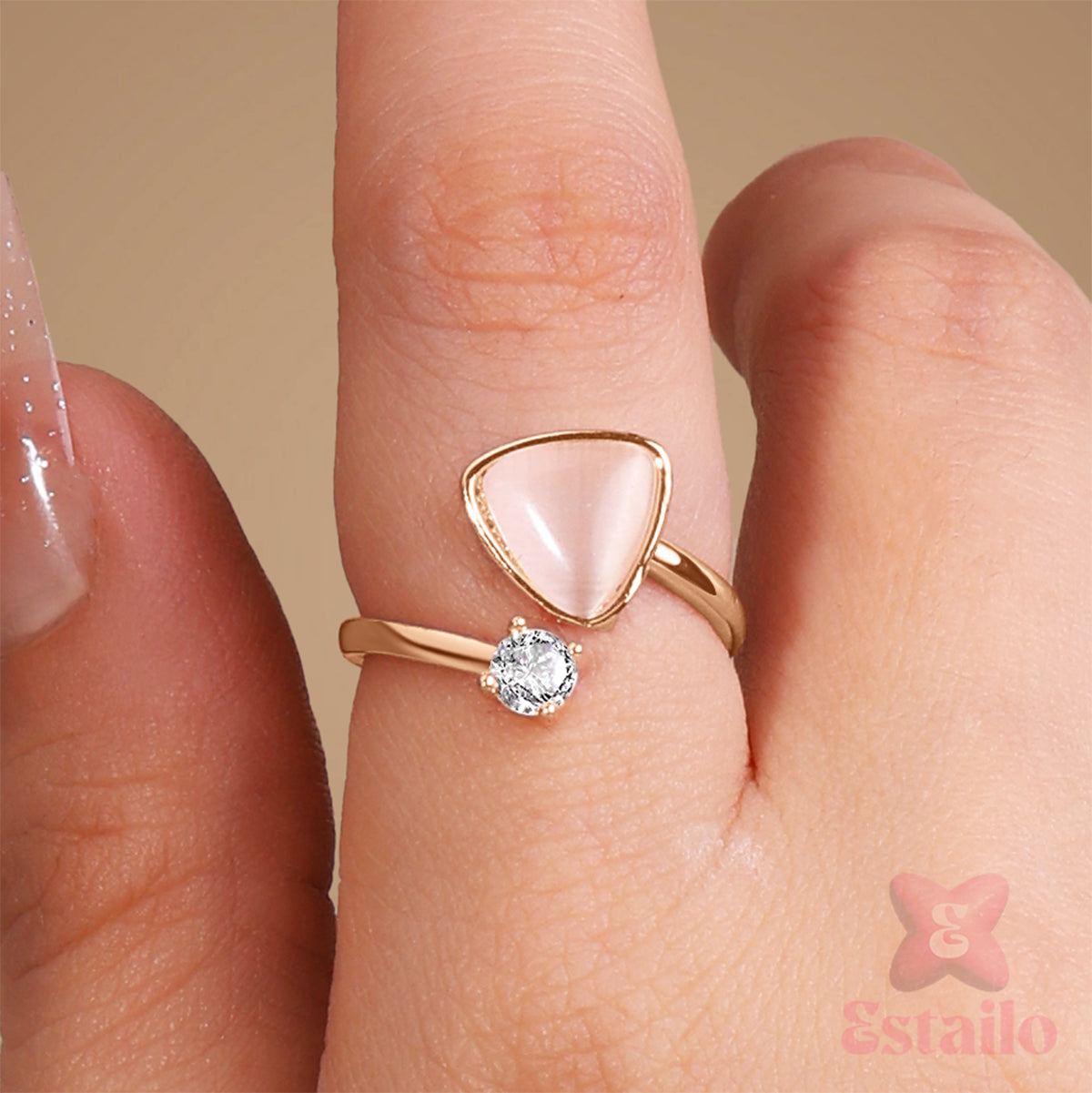 Blush Petal Ring