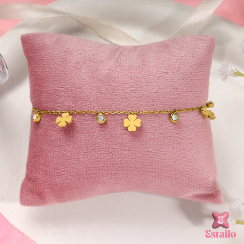 Four-Leaf Fortune Bracelet