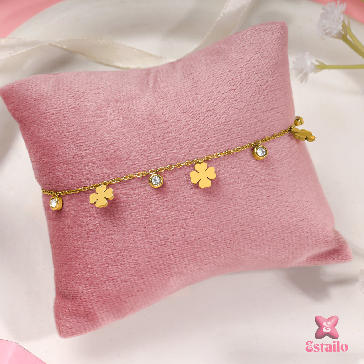 Four-Leaf Fortune Bracelet