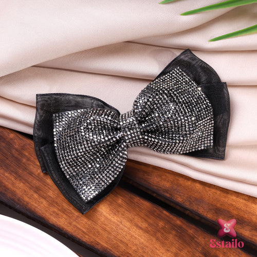 Organza Midnight Sparkle Clip