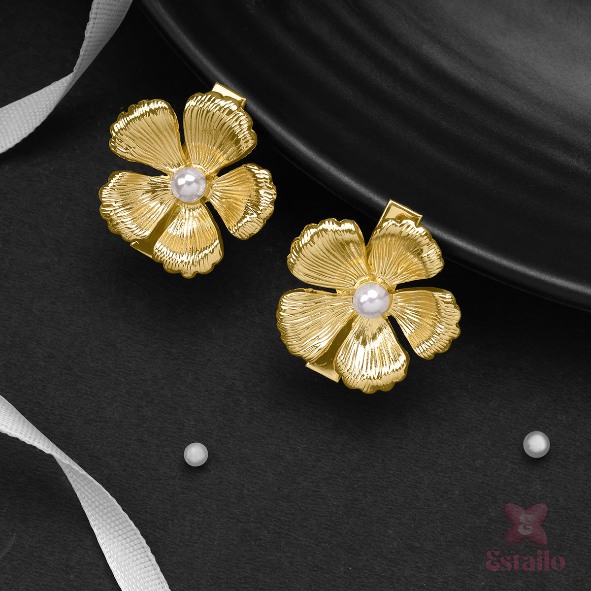 Elegant Peony Flower Clips (Pack of 2)