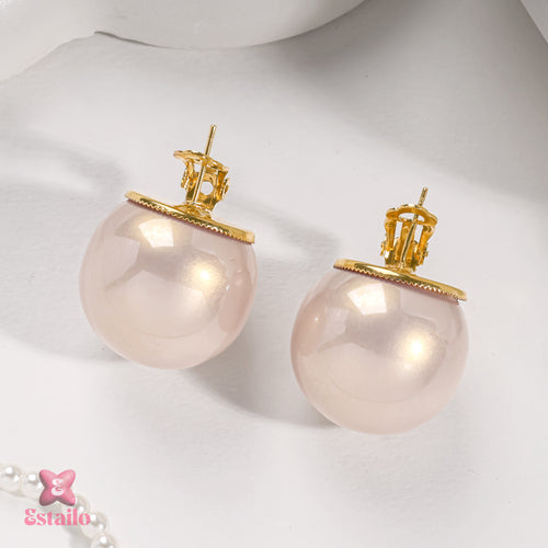 Luminous Pearl Studs Earrings