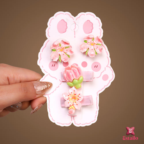 Cherry Blossom Clips