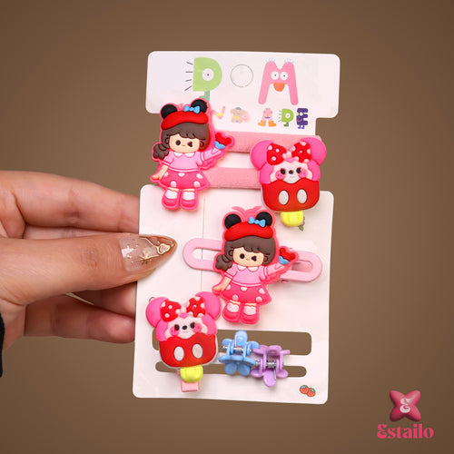 Pink Princess Clip Set