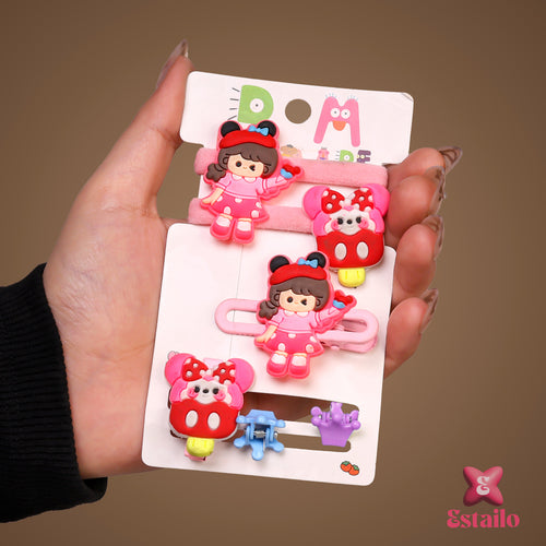 Pink Princess Clip Set