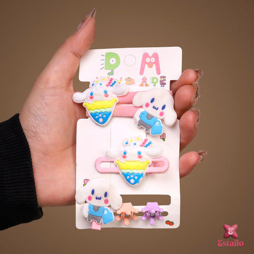 Bunny Bliss Hair Clip Set