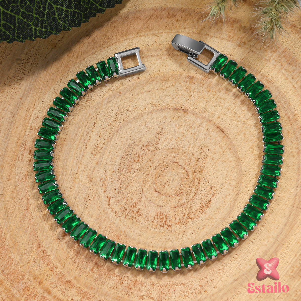 Green Glimmer Bracelet