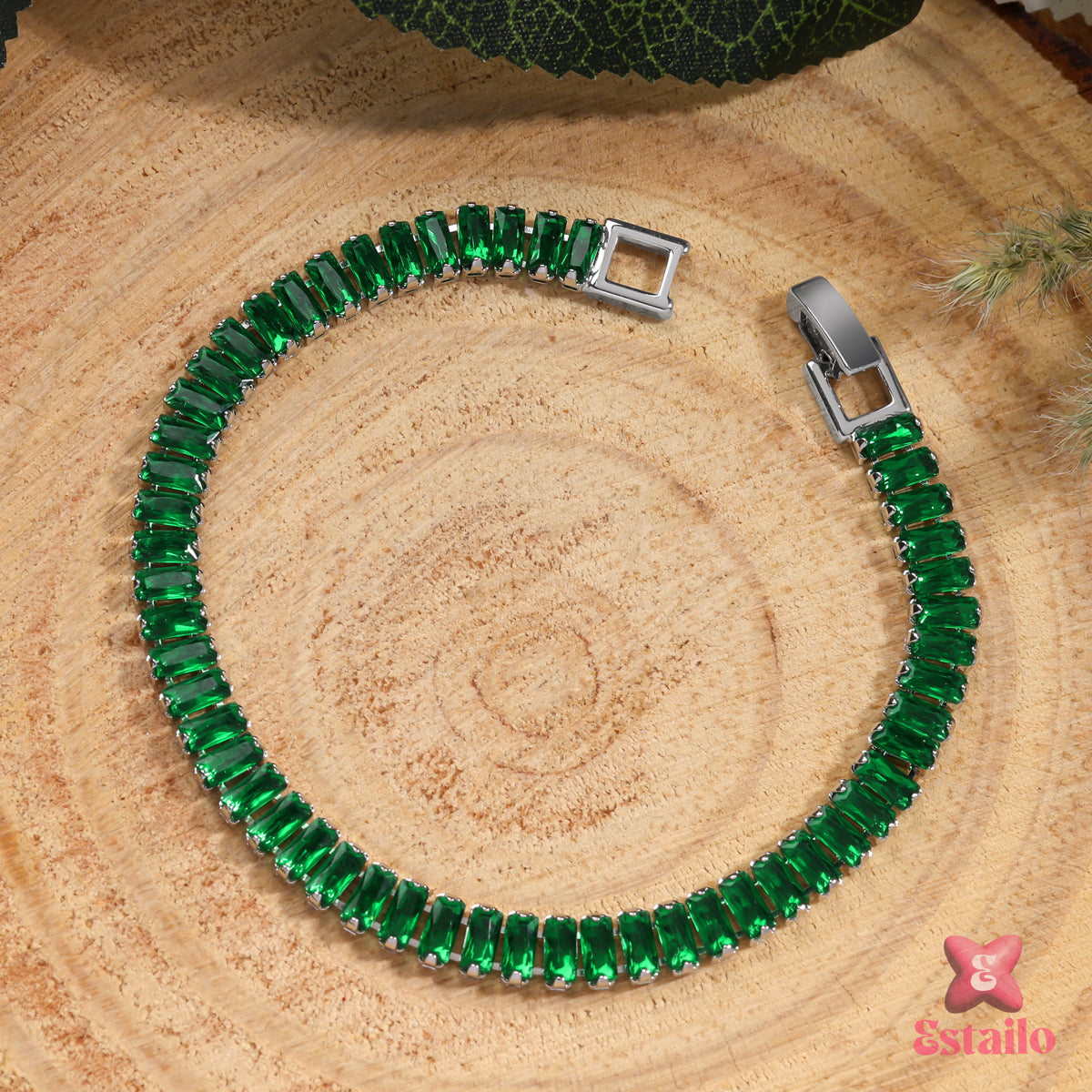 Green Glimmer Bracelet