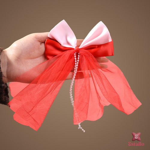 Ruby Bow Hair Clip
