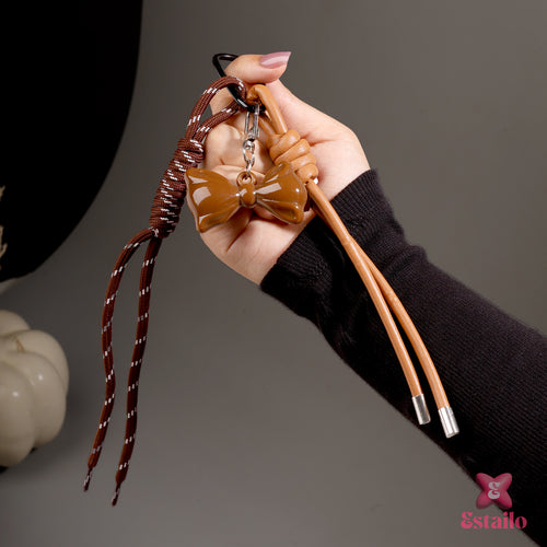 Bow & Braid Bling Bag Charm