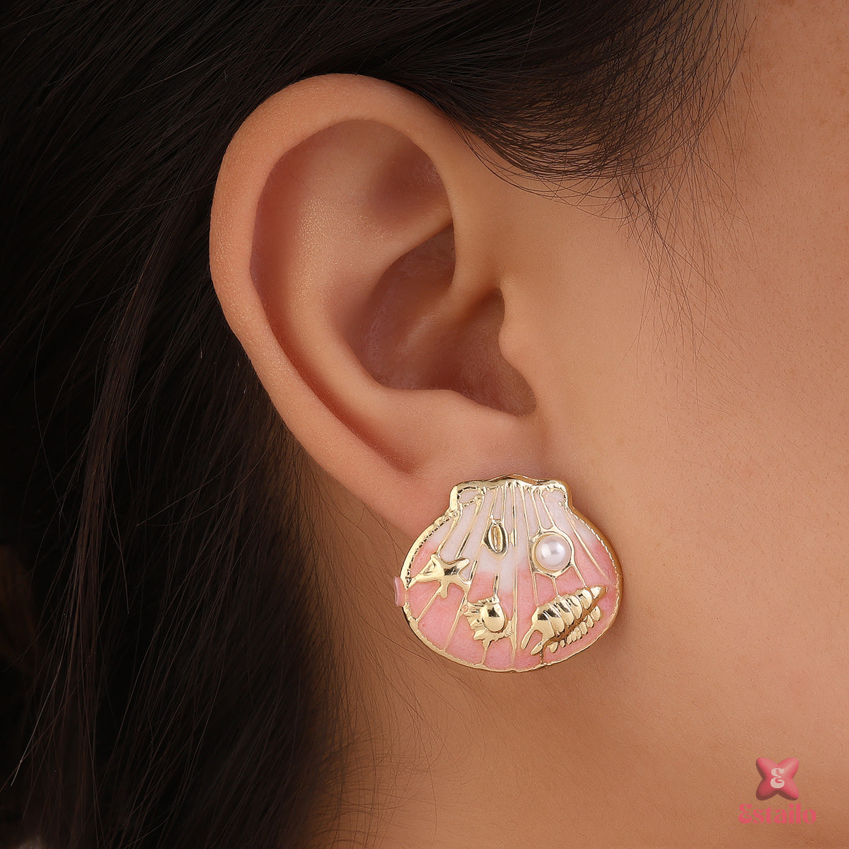 Ocean Breeze Stud Earrings