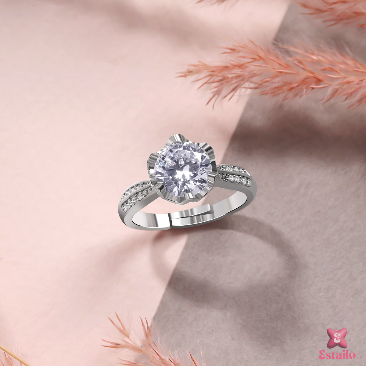 Sparkle & Swirl Ring