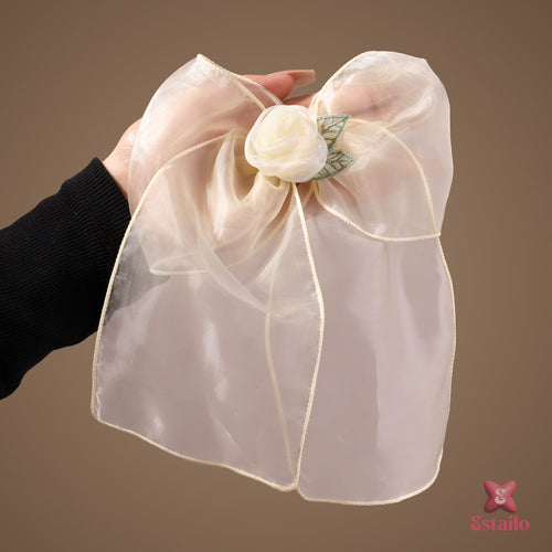 Creamy Bloom Fairy Bow