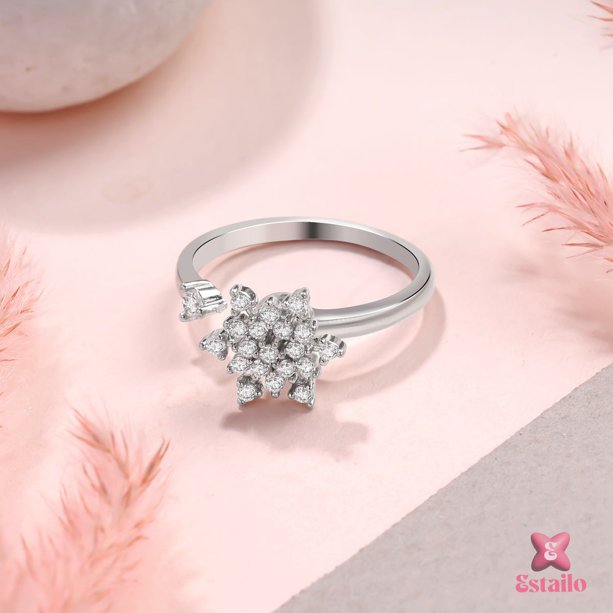 Snowflake Whisper Ring