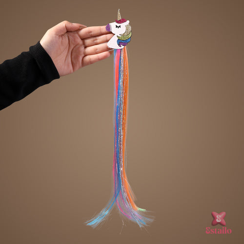 Unicorn Rainbow Hair Clip