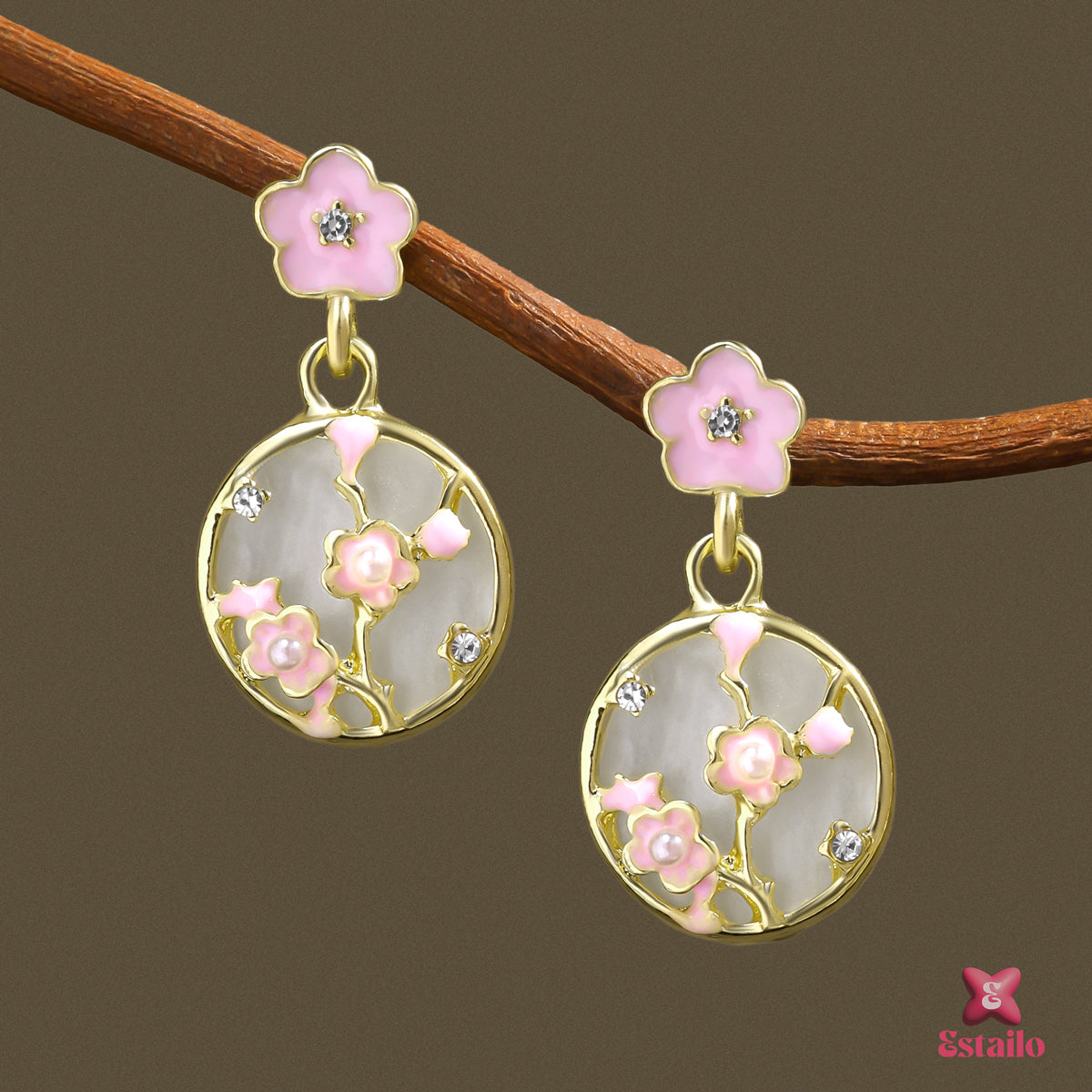 Lover’s Knot Floral Earring