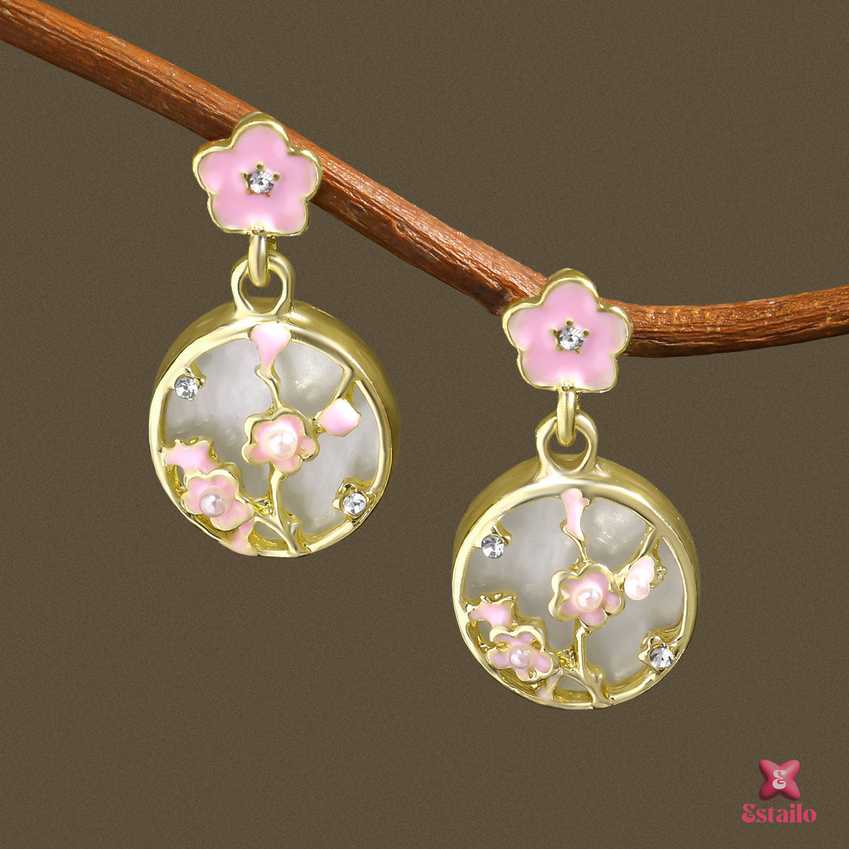Lover’s Knot Floral Earring