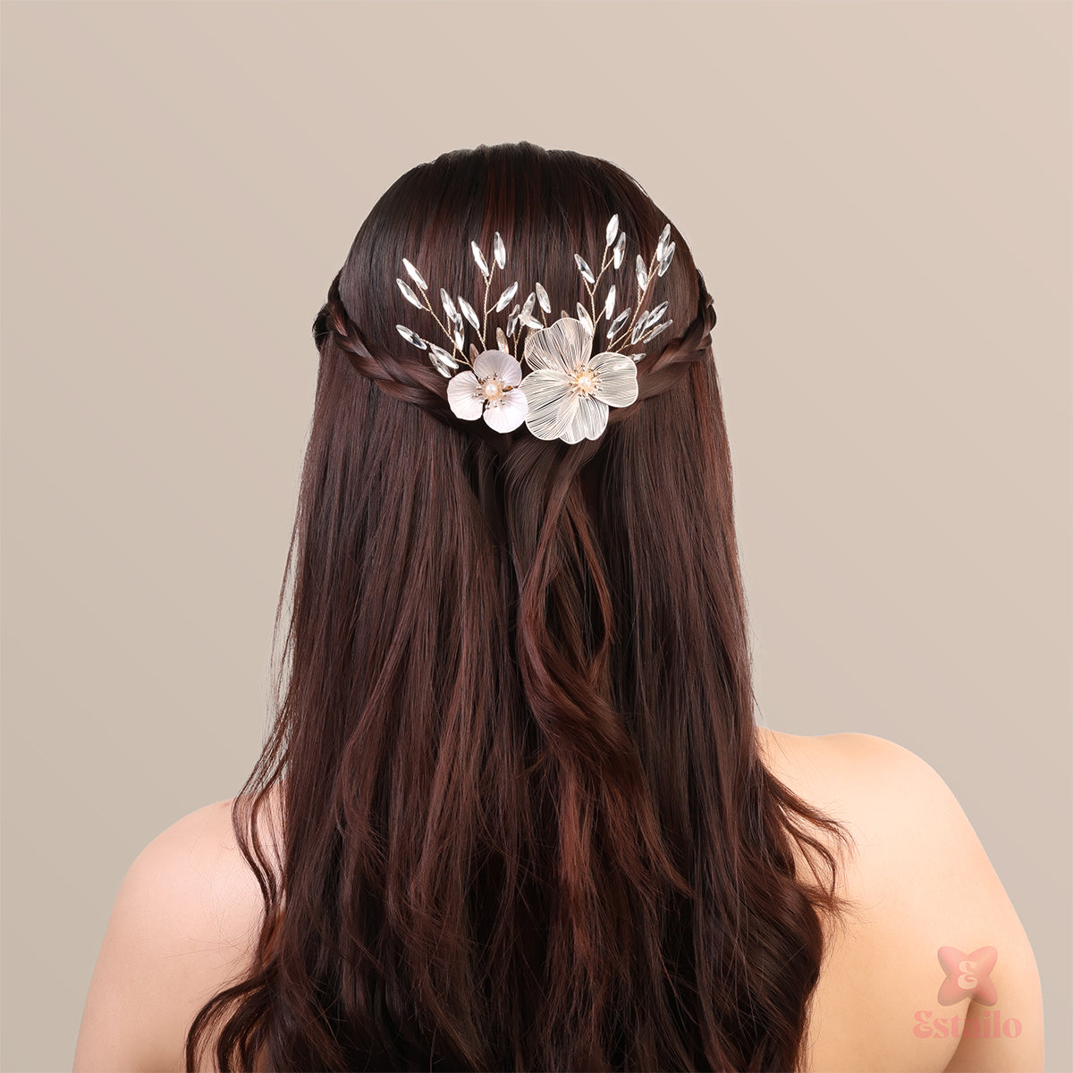 Floral Radiance Hair Comb