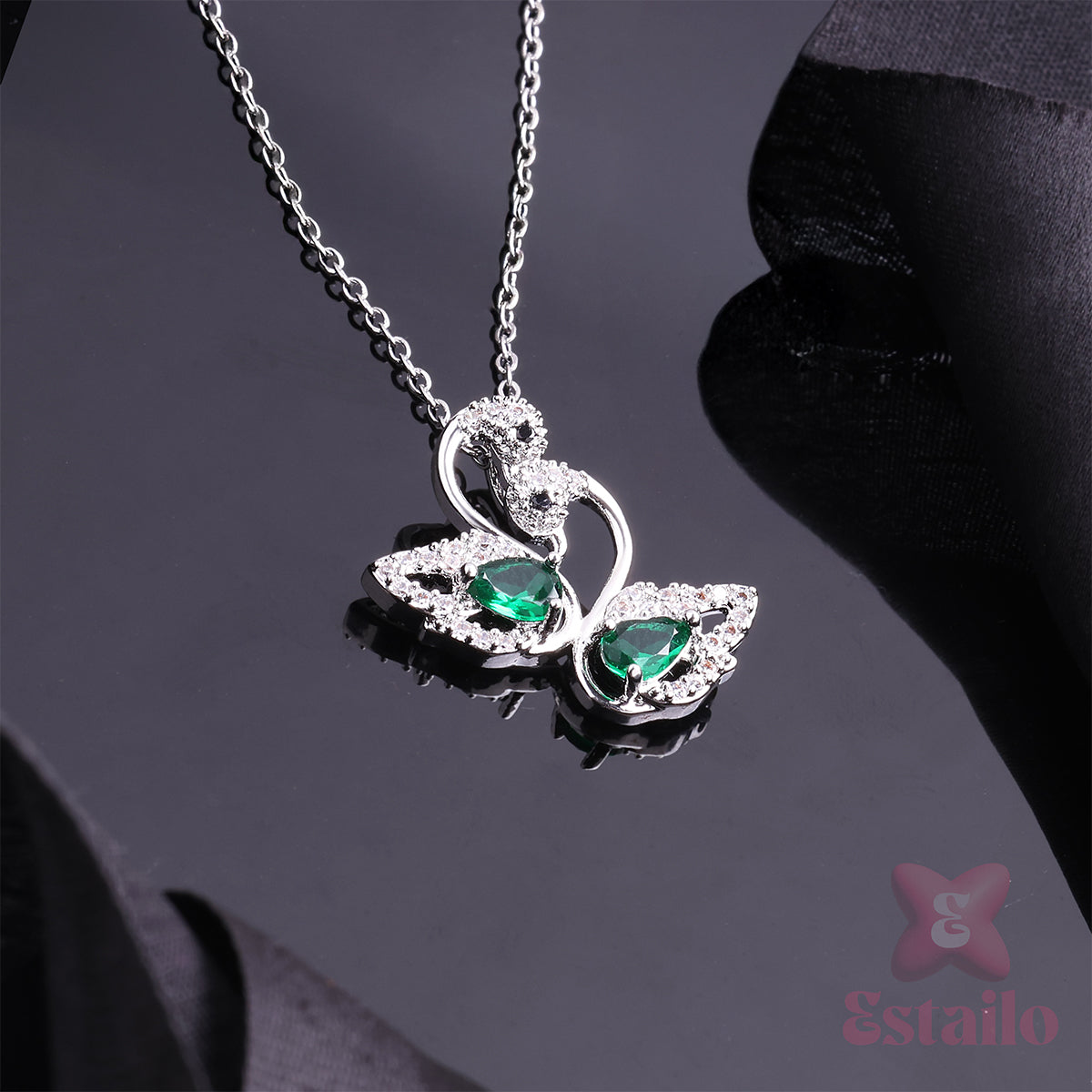 Swan's Embrace Necklace