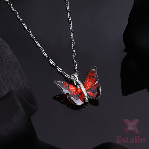 Scarlet Wings Necklace