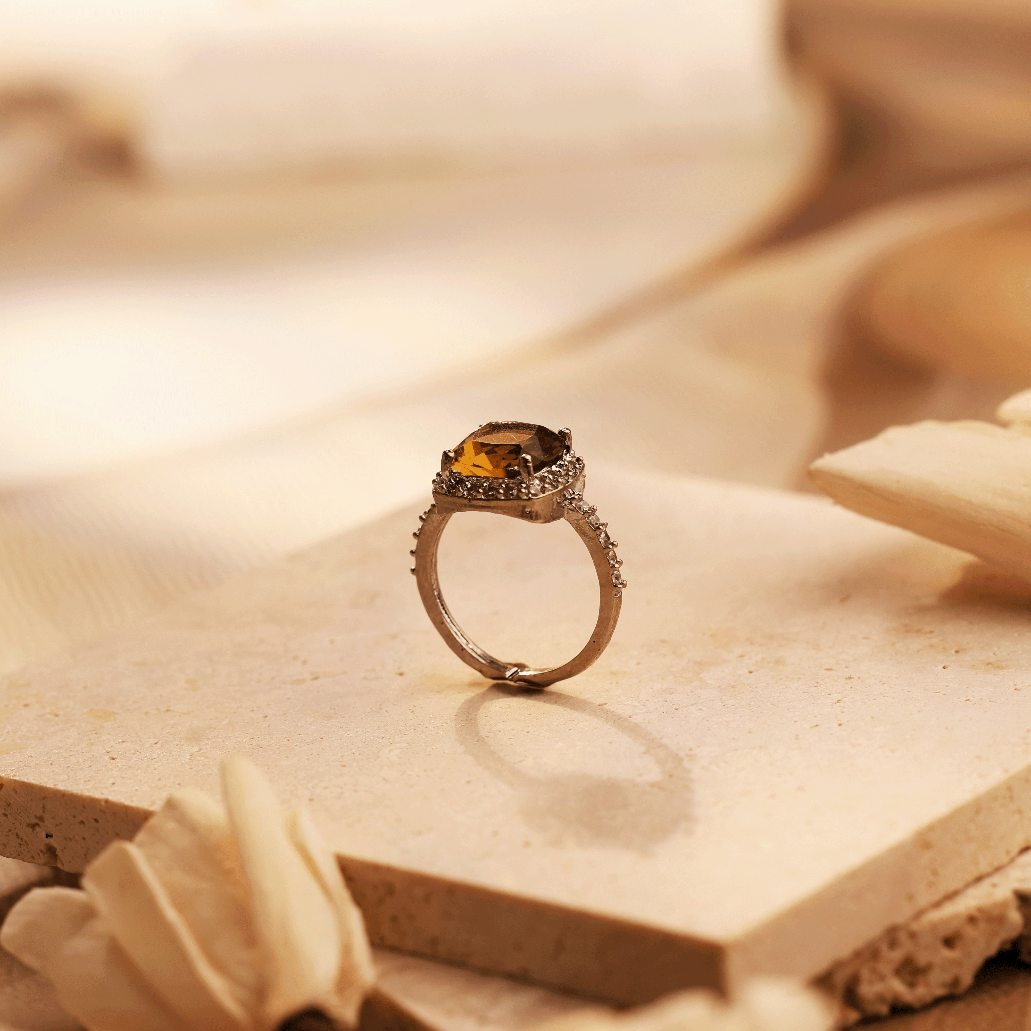 Star Glow Stone Ring