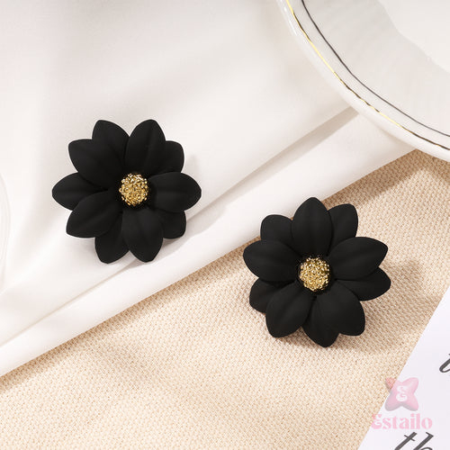 Eclipse Flower Earrings