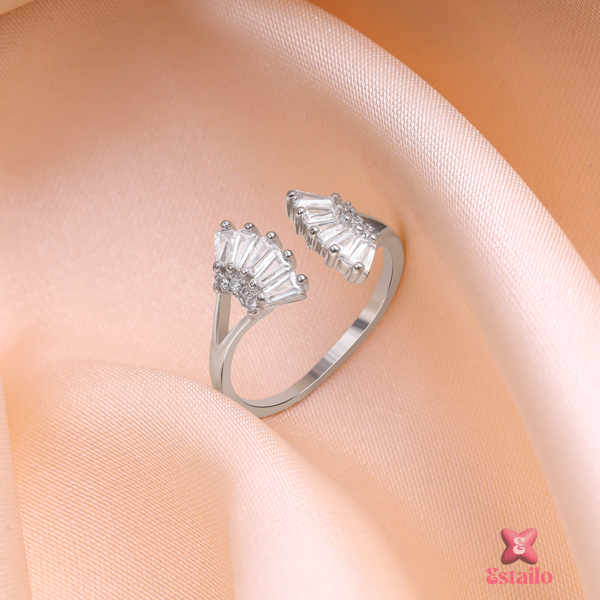 Gilded Feather Ring