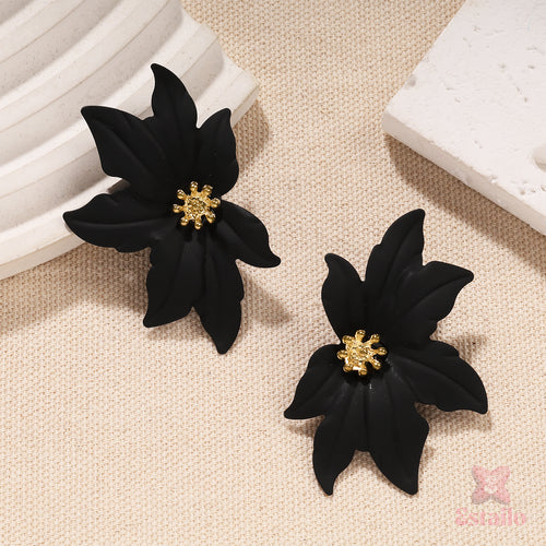 Shadow Lily Earrings