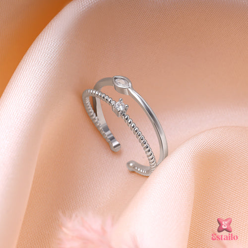Sterling Twist Ring