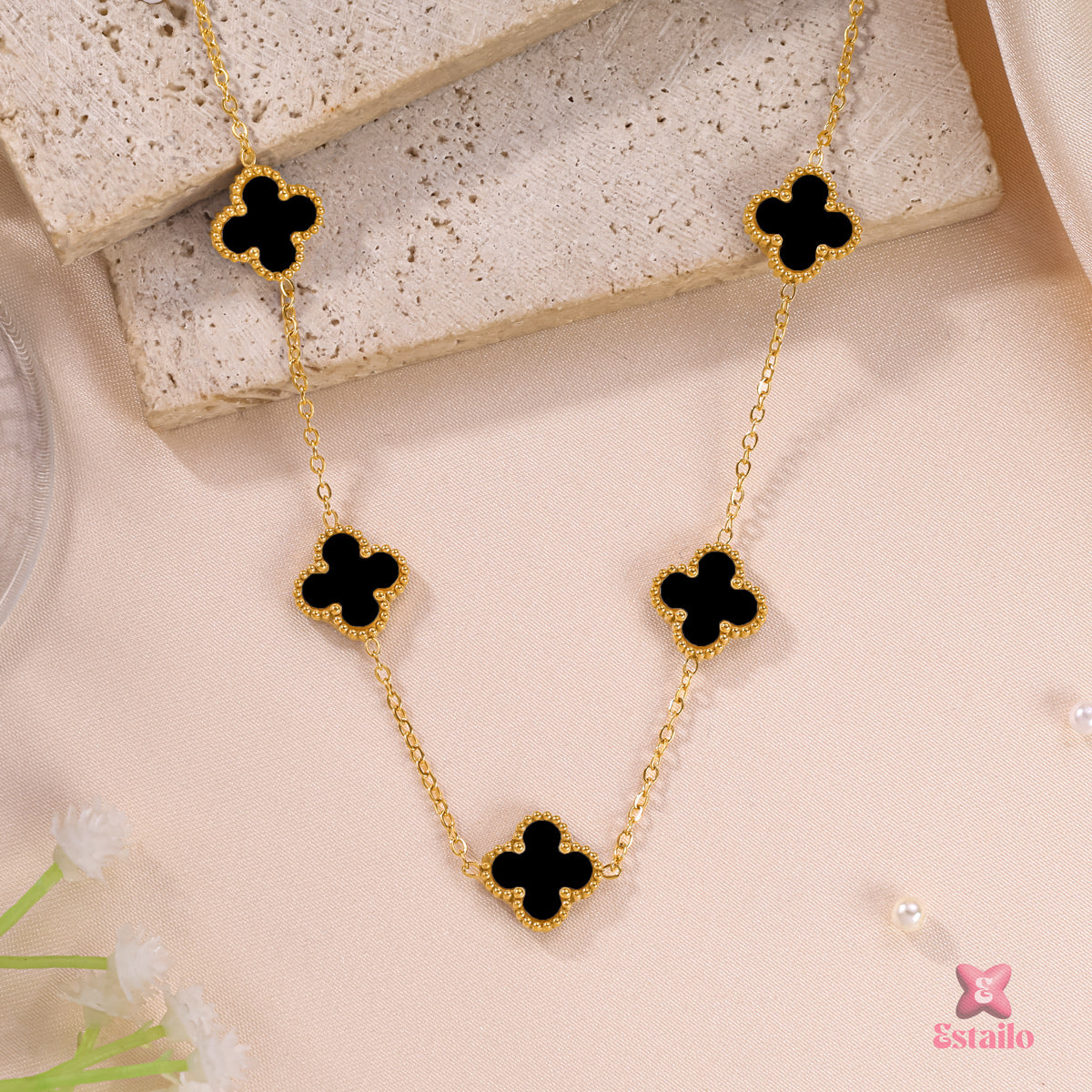 Clover Necklace(Worn in 2 way)