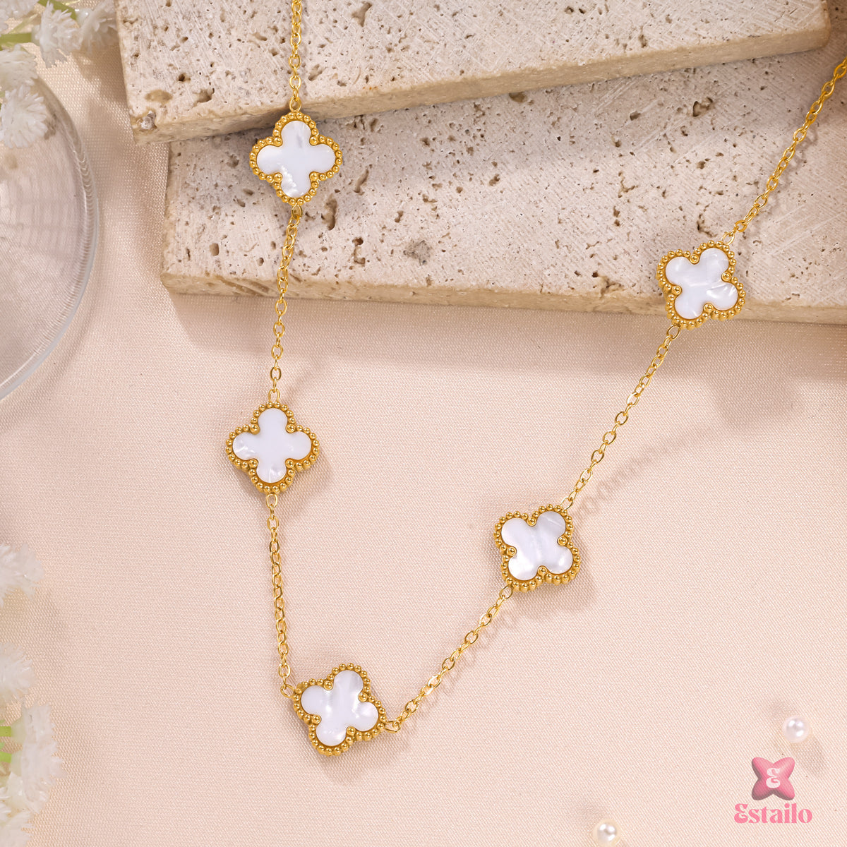 Clover Necklace(Worn in 2 way)