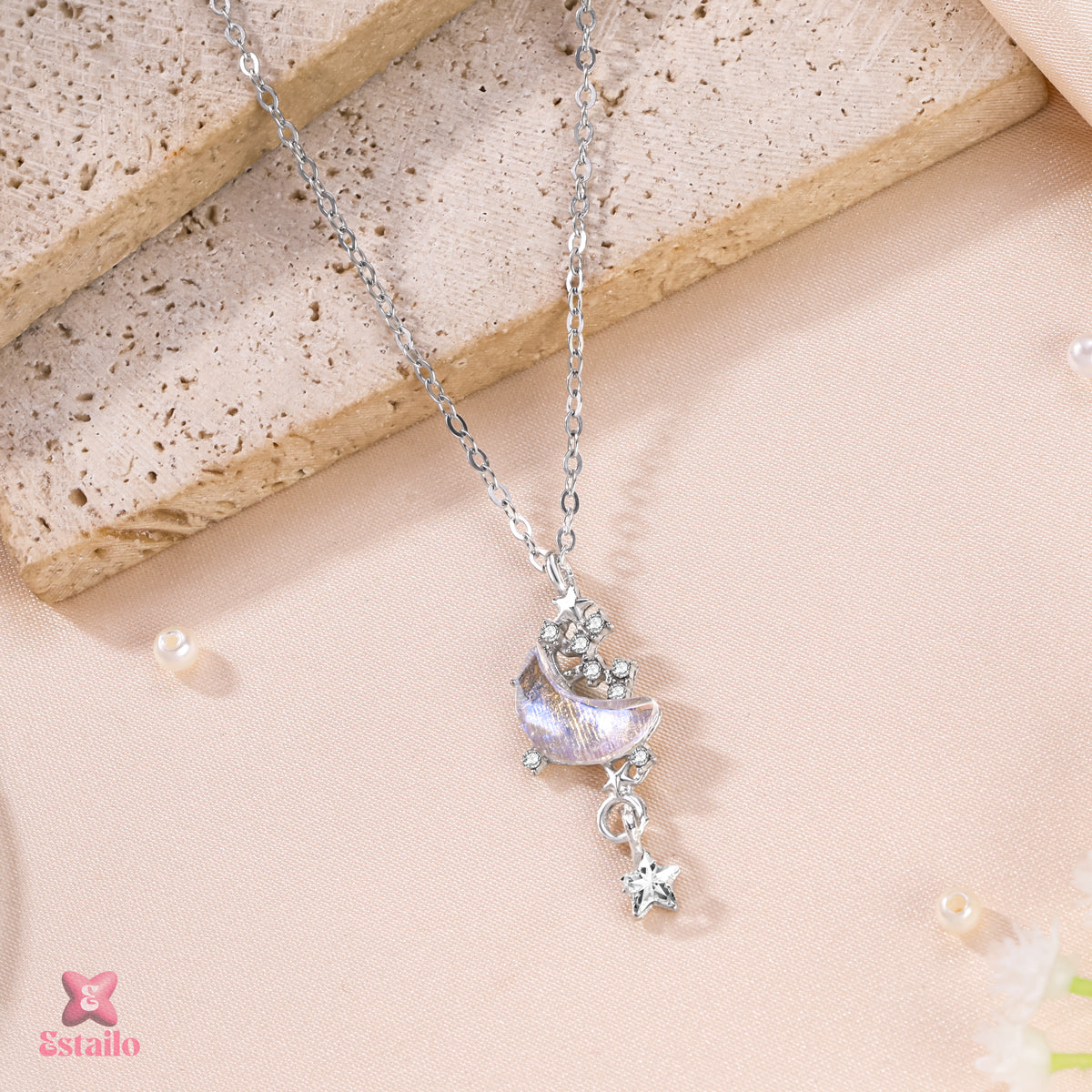 Moonlit Cascade Necklace