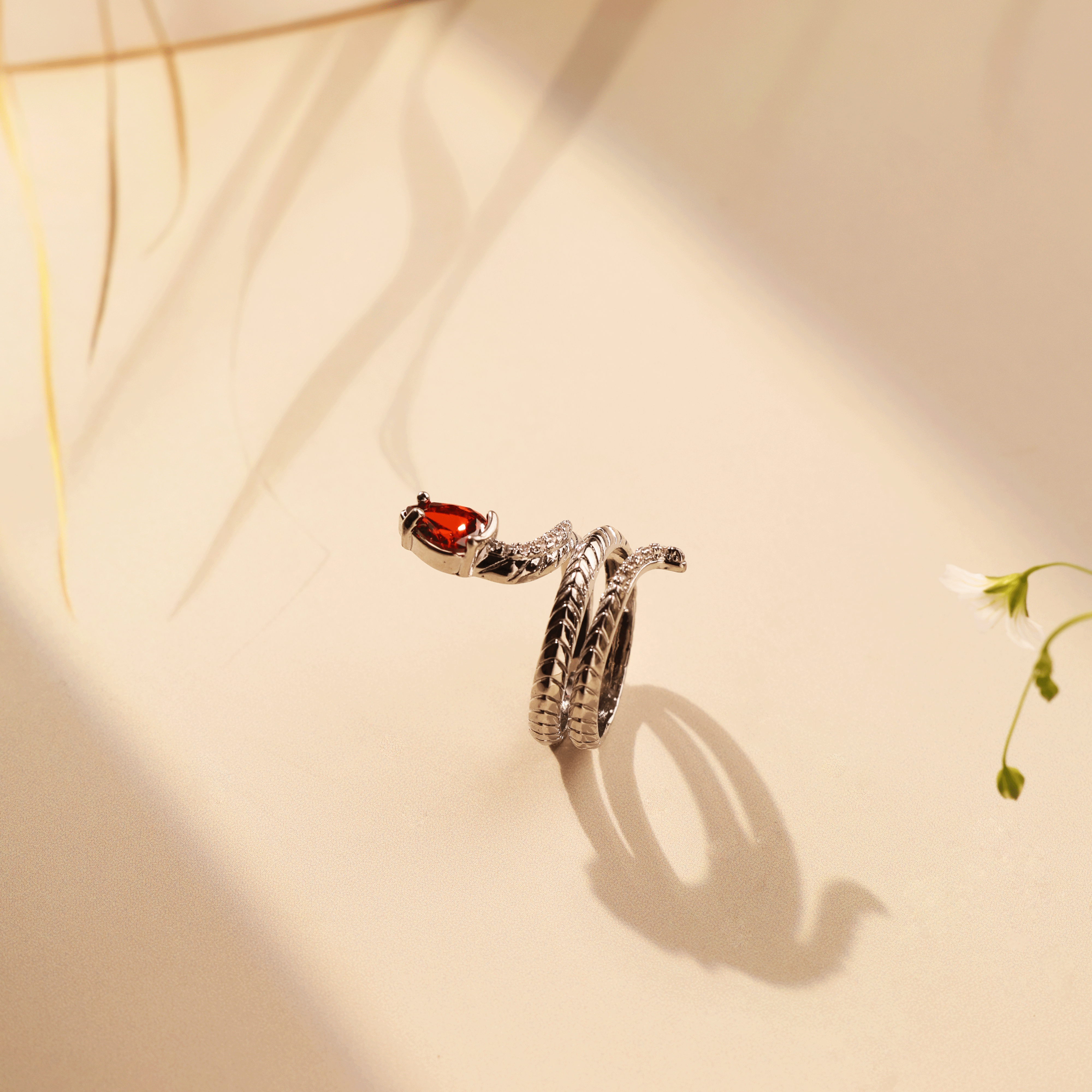 Silver Snake Rings