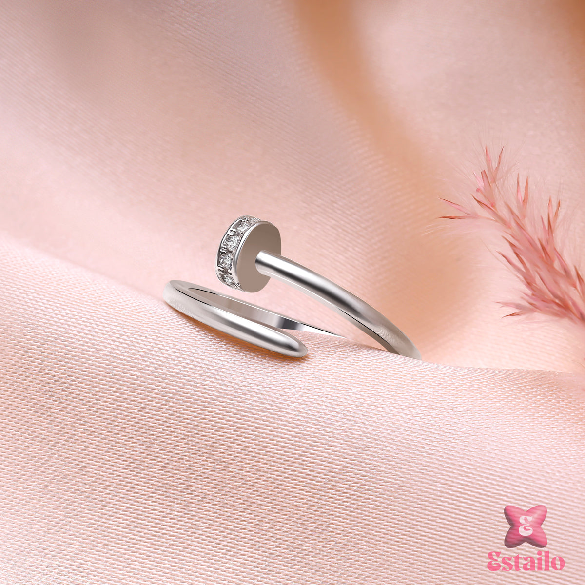 Gilded Spike Ring