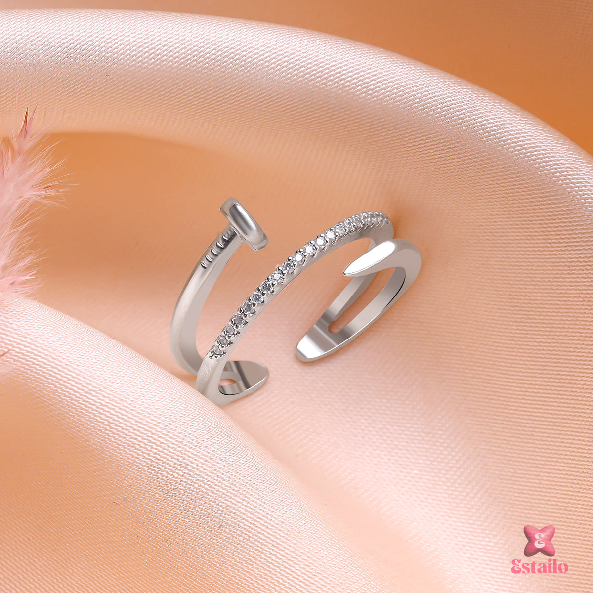 Silver Apex Ring