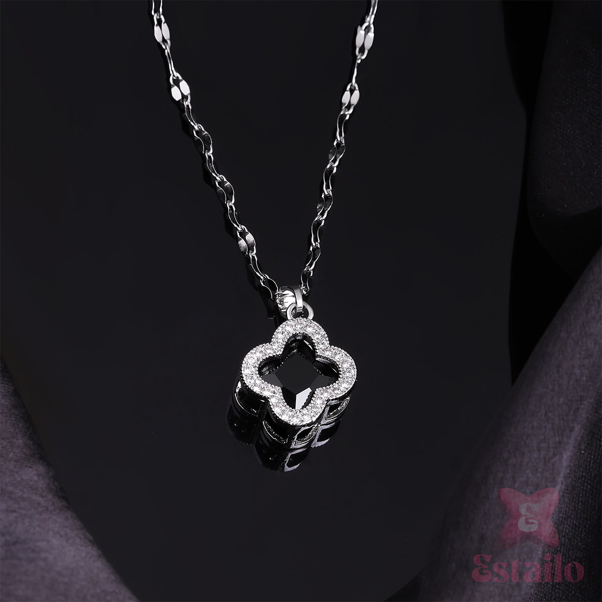 Black Clover Necklace