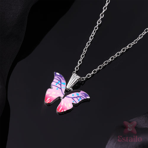 Lilac Wings Necklace