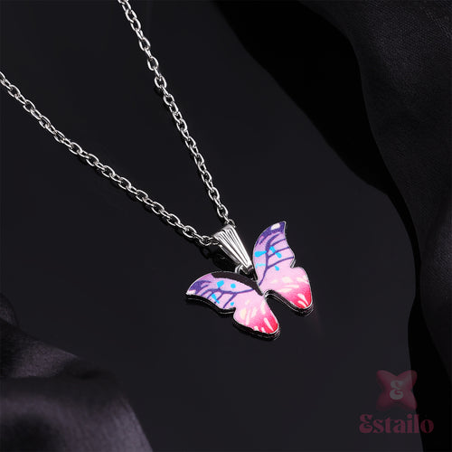 Lilac Wings Necklace