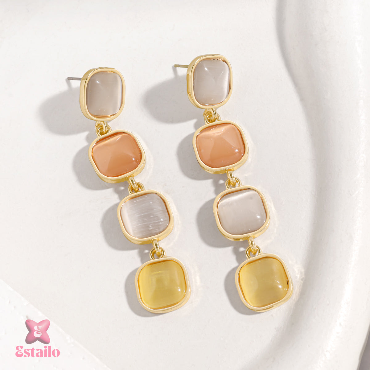 Coastal Sunset Drops Earrings
