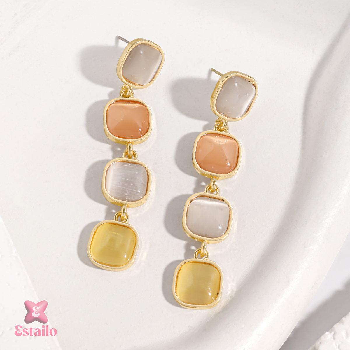 Coastal Sunset Drops Earrings