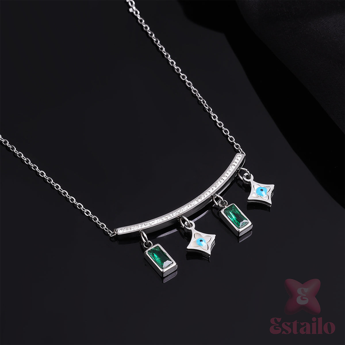 Emerald Starline Necklace