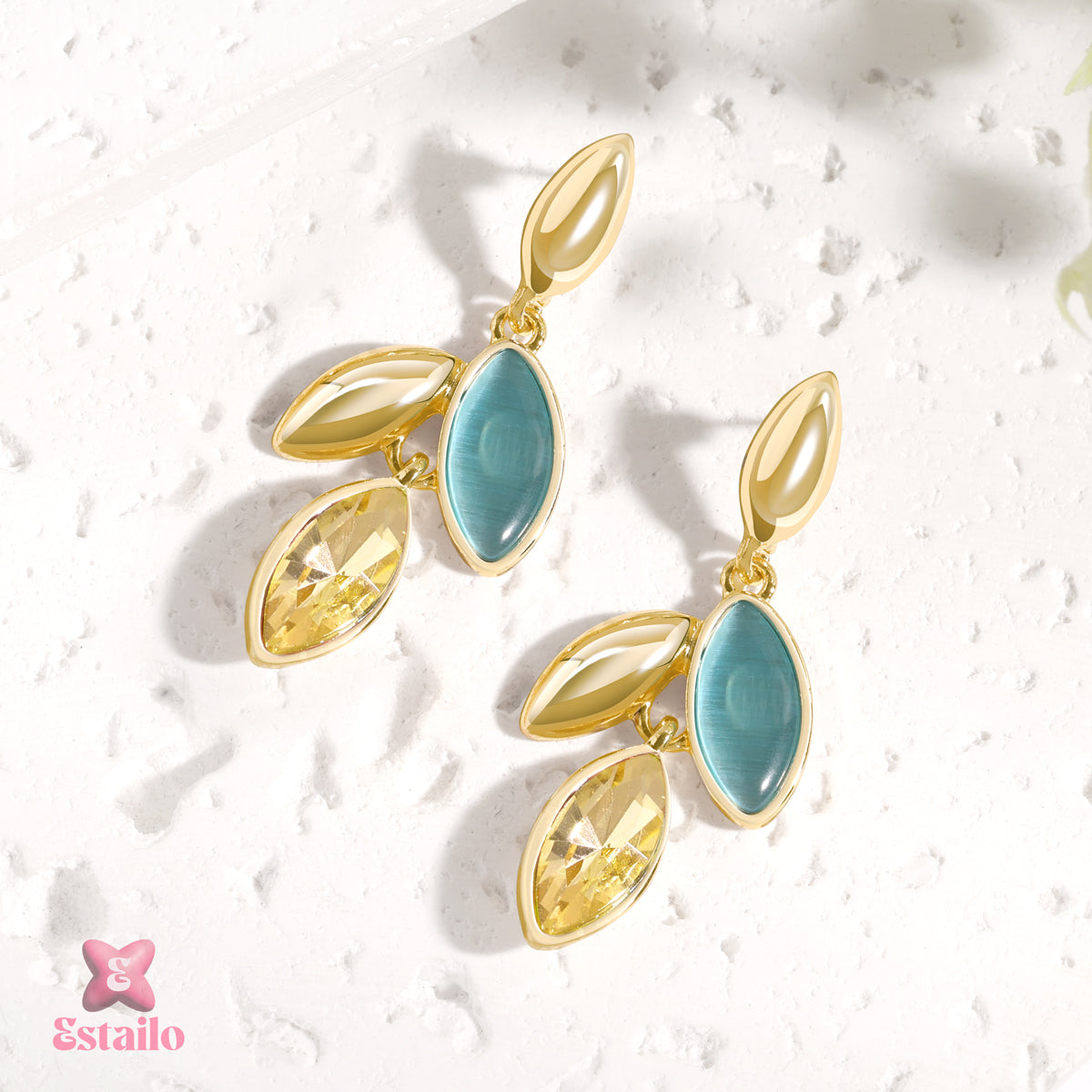Leafy Lagoon Earrings