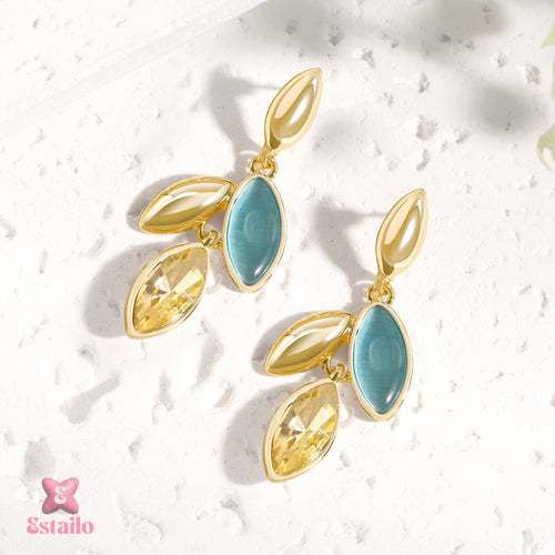 Leafy Lagoon Earrings