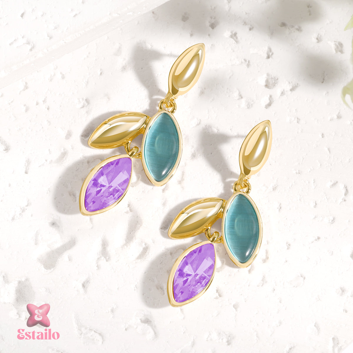 Ocean Haze Dangles Earrings