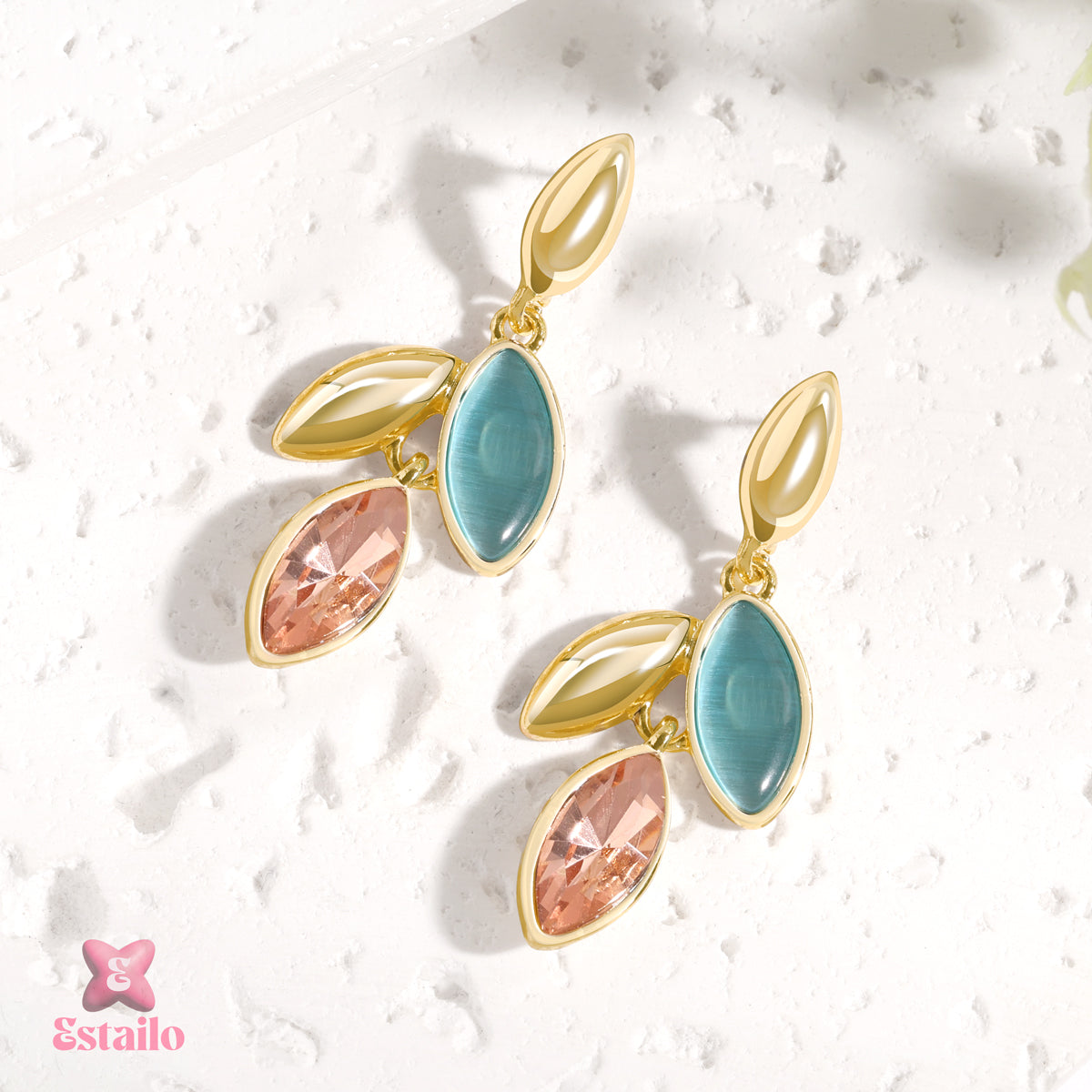 Rosewater & Dangles Earrings